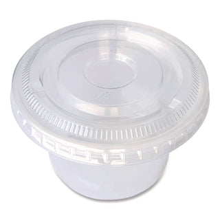 Souffle/Portion Cup Lids, Fits 3.25 oz to 5.5 oz Portion Cups, Clear, 2,500/Pack