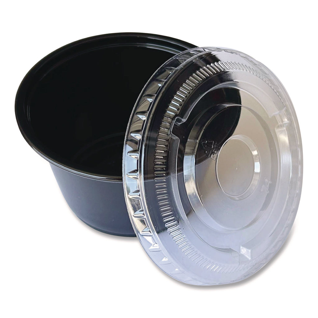 Souffle/Portion Cup Lids, Fits 3.25 oz to 5.5 oz Portion Cups, Clear, 2,500/Pack