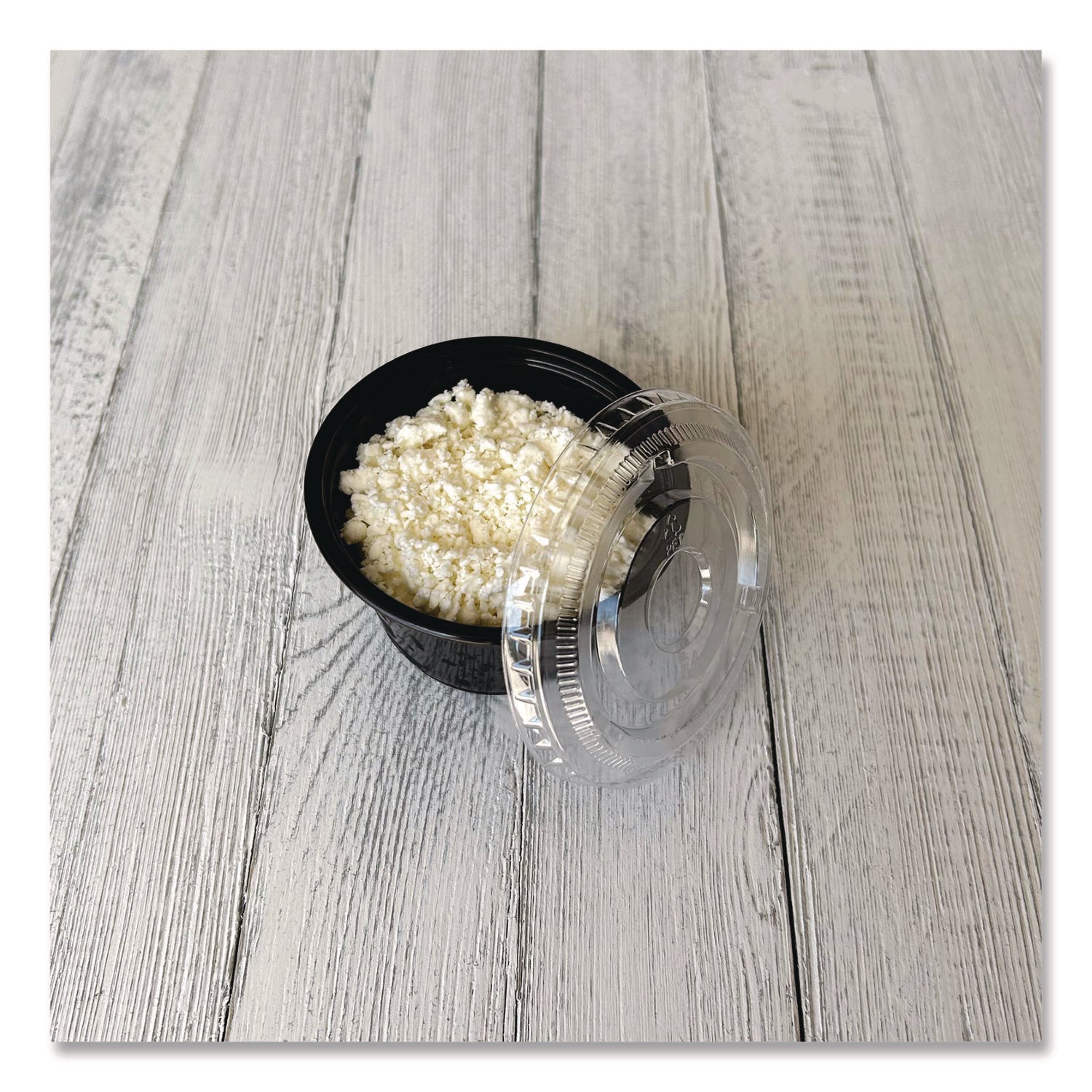 Souffle/Portion Cup Lids, Fits 3.25 oz to 5.5 oz Portion Cups, Clear, 2,500/Pack