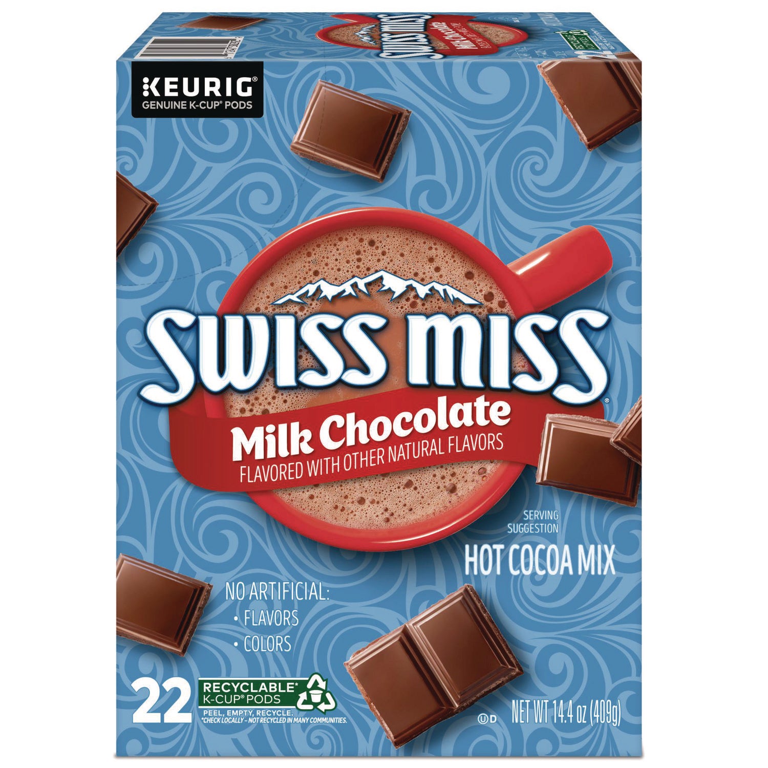 Milk Chocolate Hot Cocoa K-Cups, 22/Box