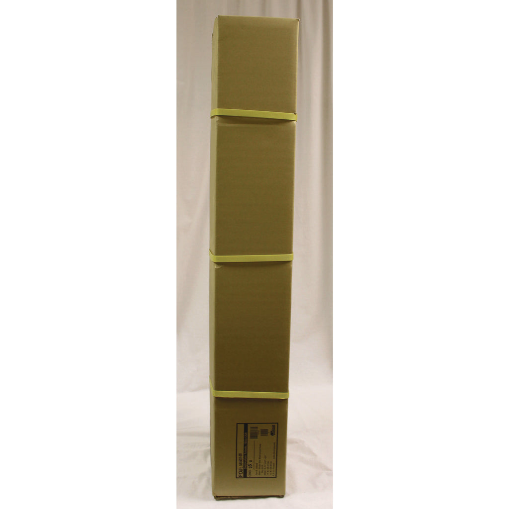 Metal Tip Threaded Hardwood Broom Handle, 0.94" dia x 60", Natural