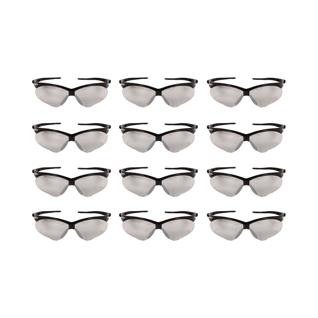 Nemesis Safety Glasses, Black Frame, Indoor/Outdoor Lens