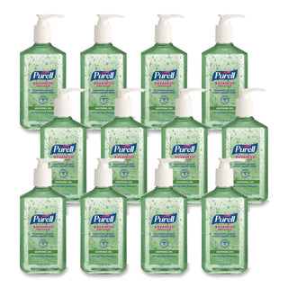 ADVANCED SOOTHING GEL HAND SANITIZER, FRESH SCENT WITH ALOE AND VITAMIN E, 12 OZ PUMP BOTTLE, 12/CARTON