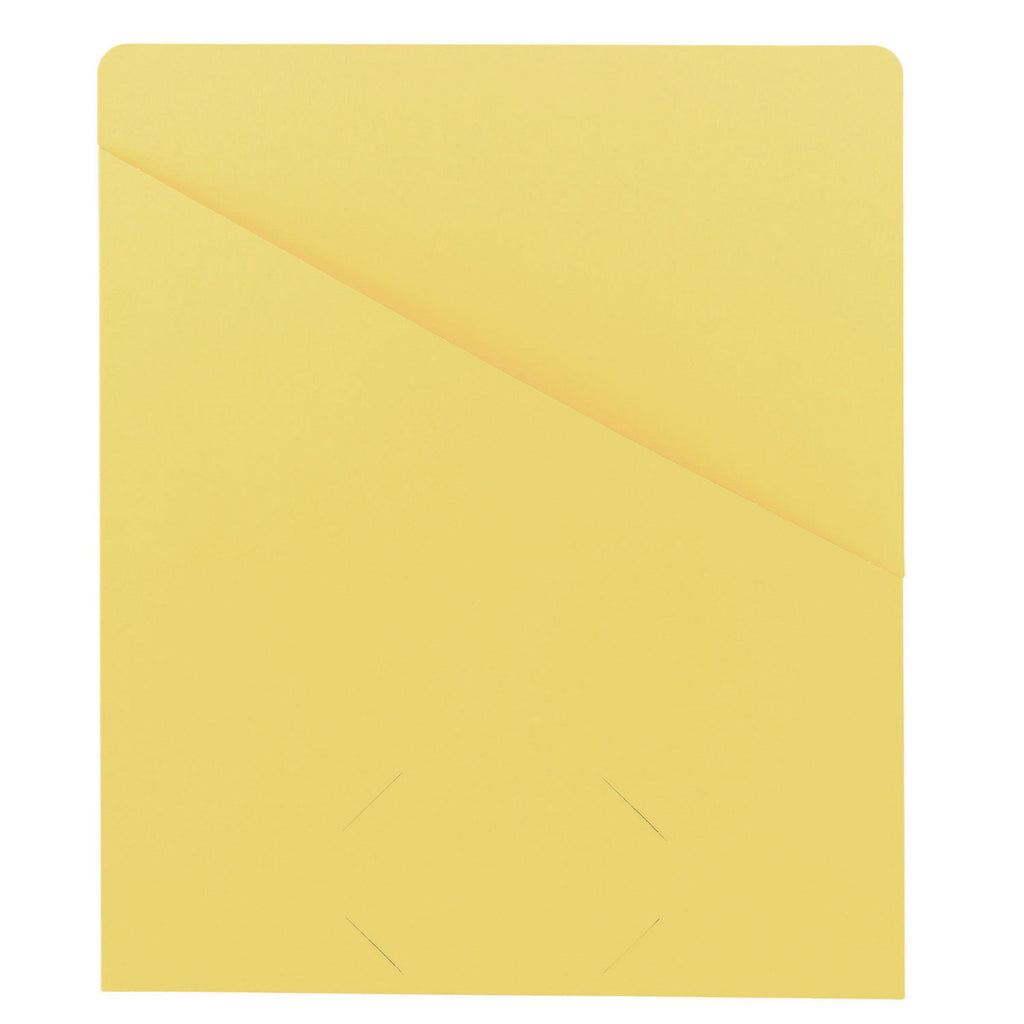File Jackets, Letter Size, Yellow, 25/Pack