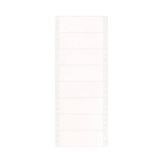 Dot Matrix Printer Mailing Labels, Pin-Fed Printers, 1.44 x 4, White, 5,000/Box