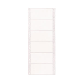 Dot Matrix Printer Mailing Labels, Pin-Fed Printers, 1.94 x 4, White, 5,000/Box