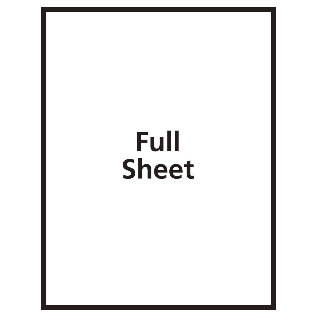 Avery Sticker Project Paper Laser/Inkjet Multipurpose Labels, 11 x 8.5, Glossy Clear, 1 Label/Sheet, 7 Sheets/Pack