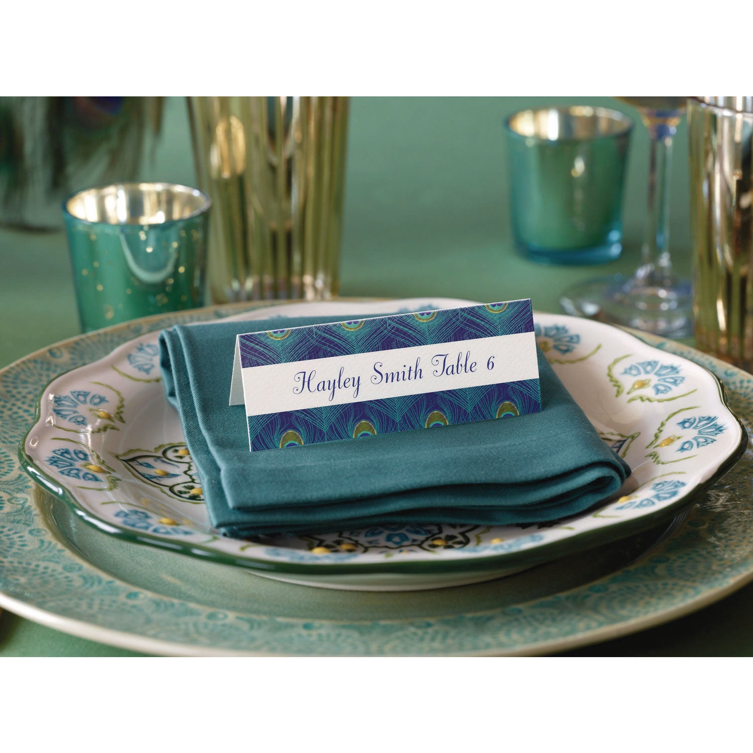 Small Textured Tent Cards, White, 1.44 x 3.75, 6 Cards/Sheet, 25 Sheets/Pack
