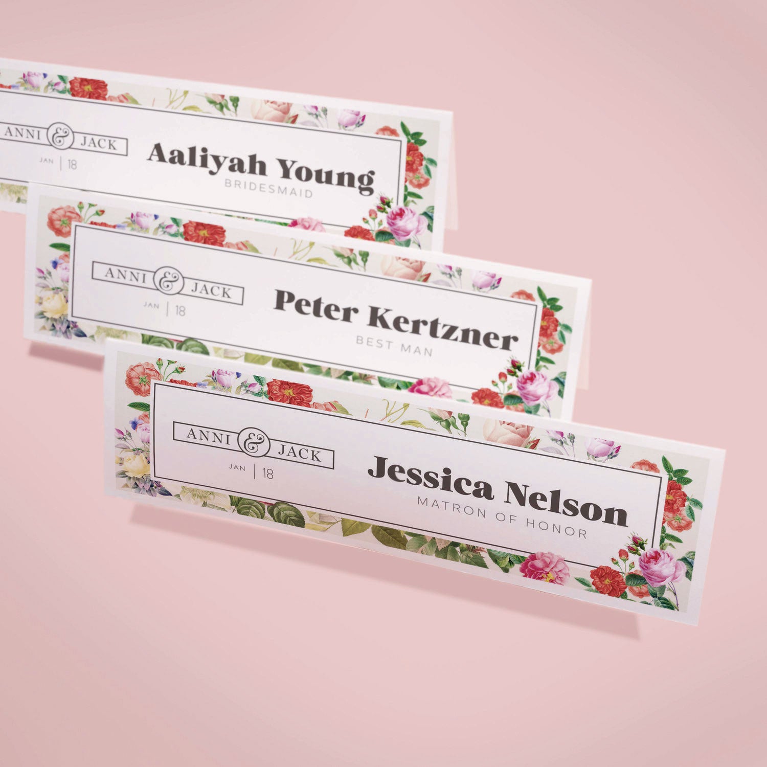 Medium Embossed Tent Cards, White, 2.5 x 8.5, 2 Cards/Sheet, 50 Sheets/Box