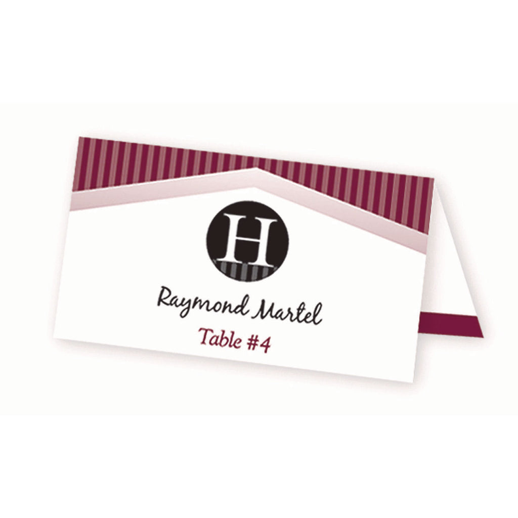 Small Tent Card, White, 2 x 3.5, 4 Cards/Sheet, 40 Sheets/Pack