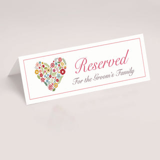 Large Embossed Tent Card, White, 3.5 x 11, 1 Card/Sheet, 50 Sheets/Box