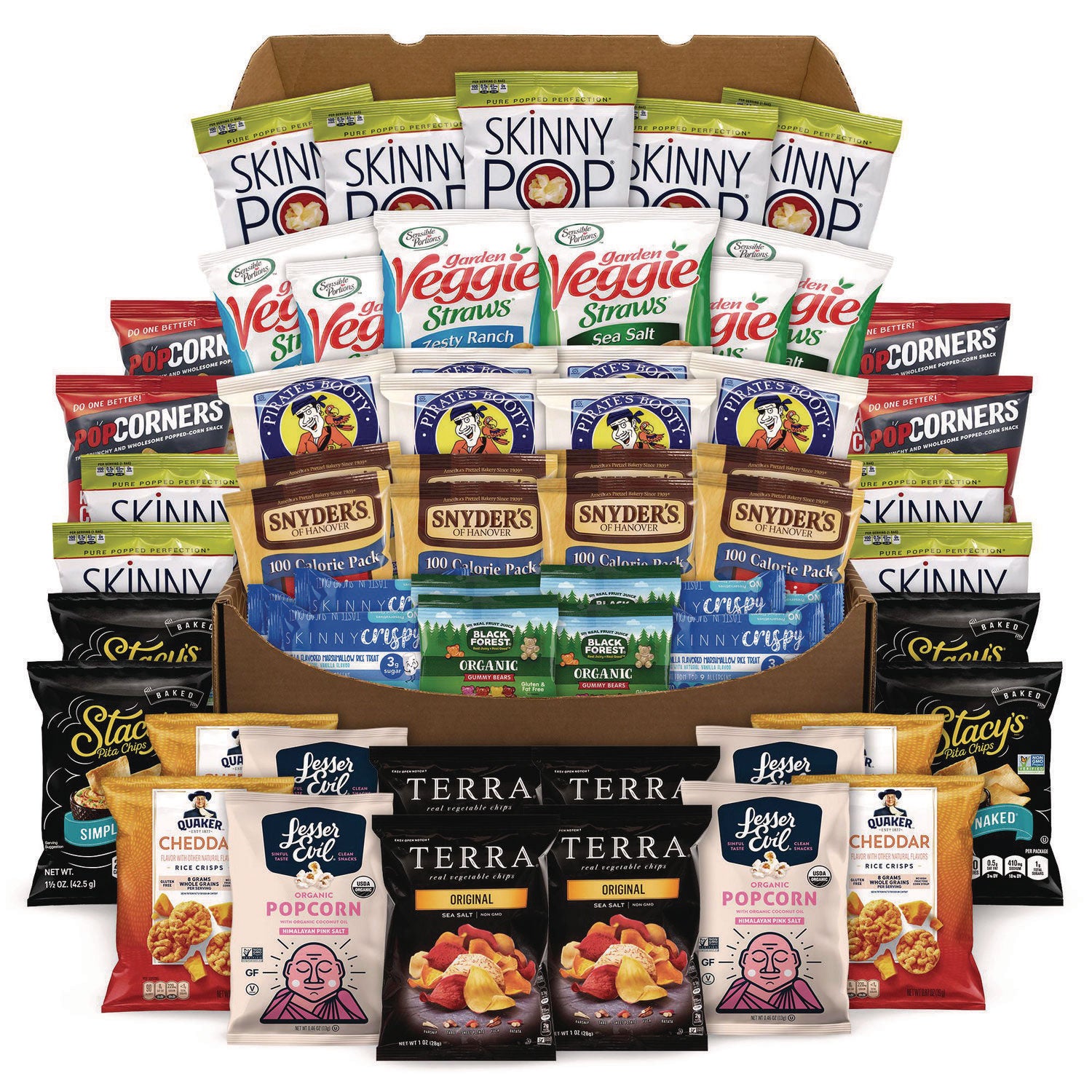 Big Healthy Snack Box, 61 Assorted Snacks/Box, Ships in 1-3 Business Days