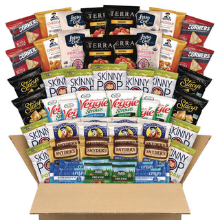 Big Healthy Snack Box, 61 Assorted Snacks/Box, Ships in 1-3 Business Days