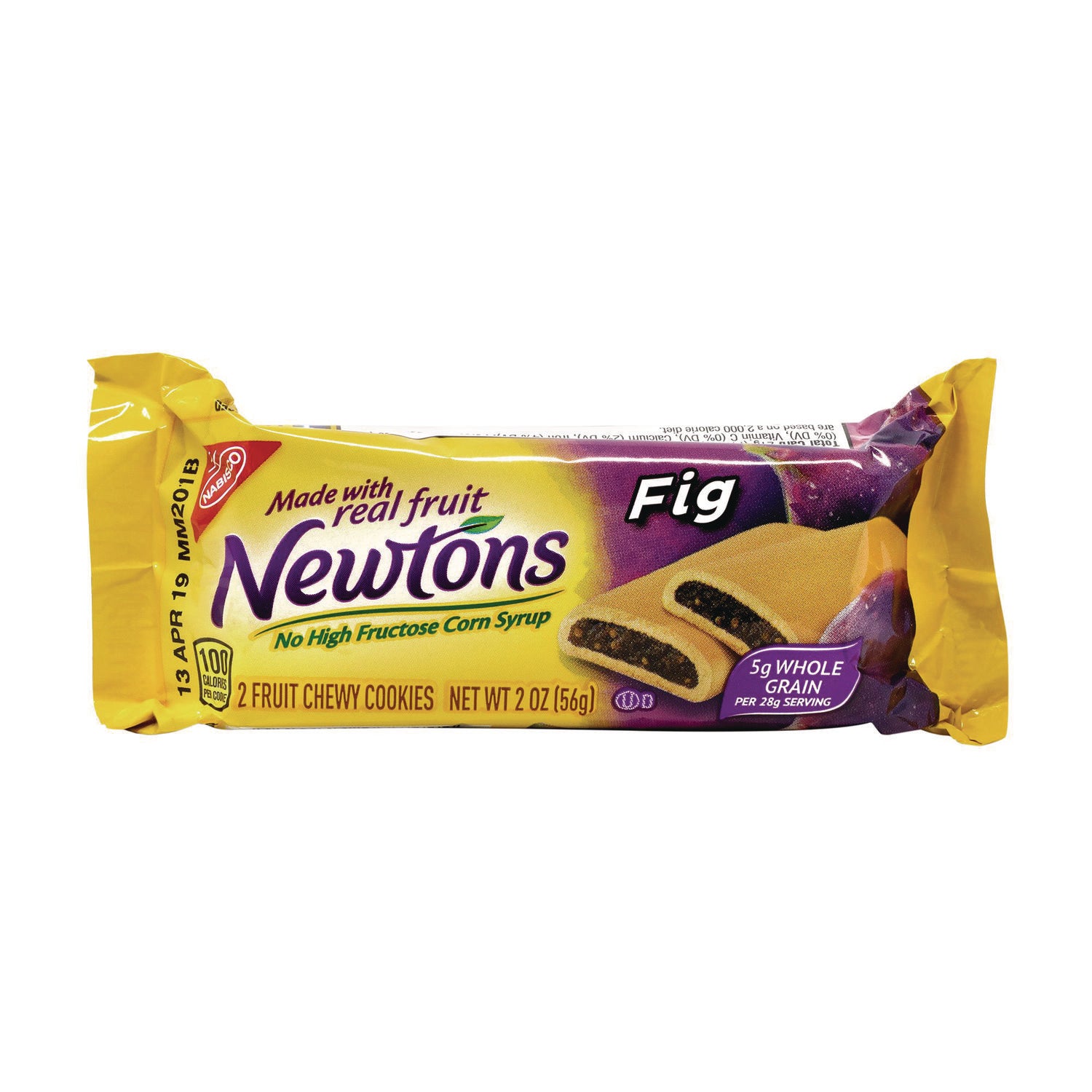 Fig Newtons, 2 oz Pack, 2 Cookies/Pack 24 Packs/Box, Ships in 1-3 Business Days