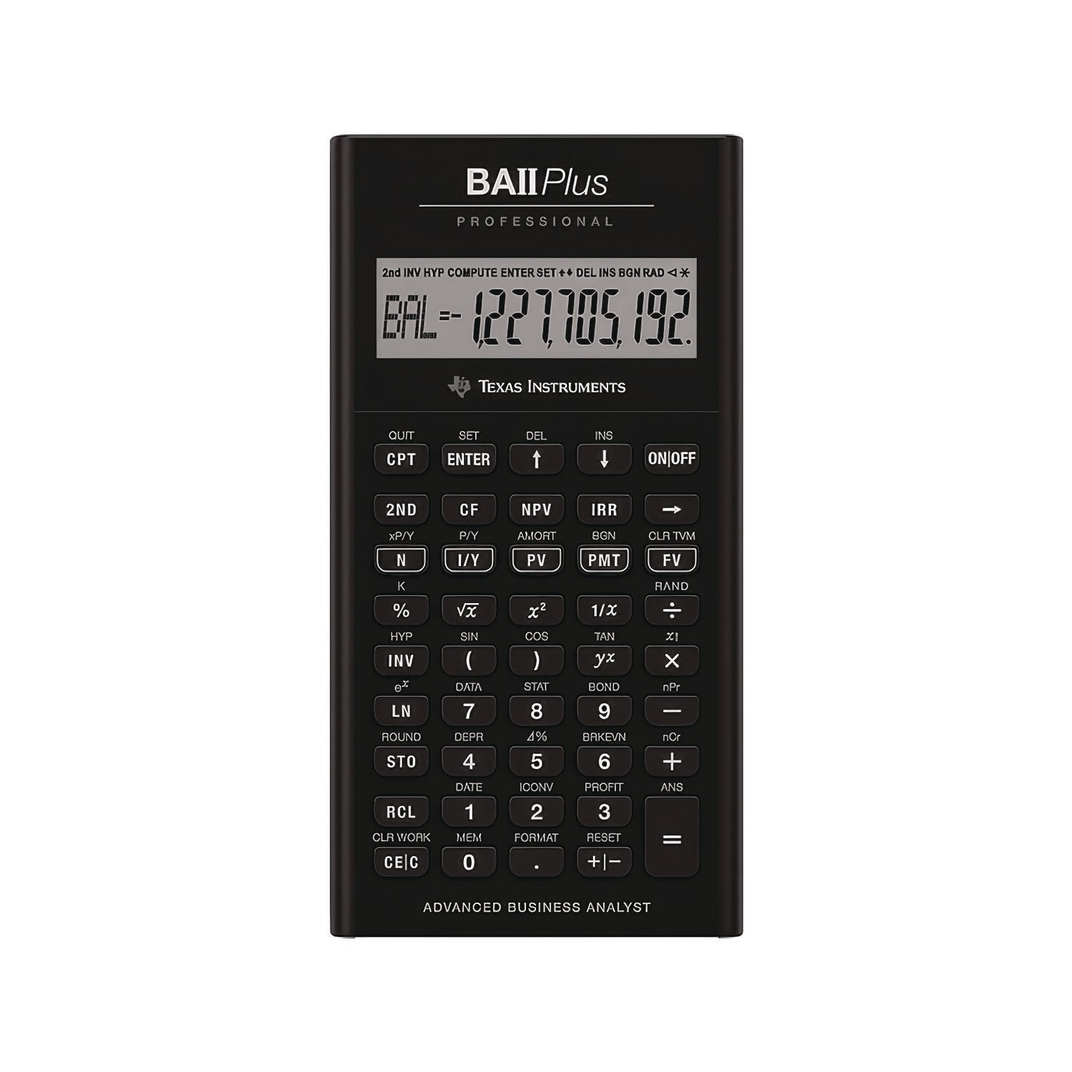 BAIIPlus PRO Financial Calculator, 10-Digit LCD