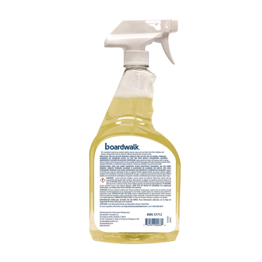 All-Natural Bathroom Cleaner, 32 oz Spray Bottle, 12/Carton
