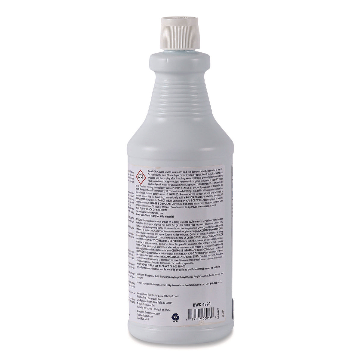 Industrial Strength Porcelain Bowl and Tile Cleaner, Floral Scent, 32 oz Bottle