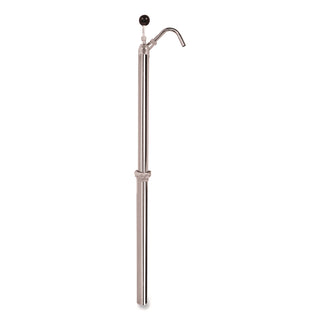 Bottle Pump, 22 oz/Pump, Steel, 42.5" Tall, Chrome