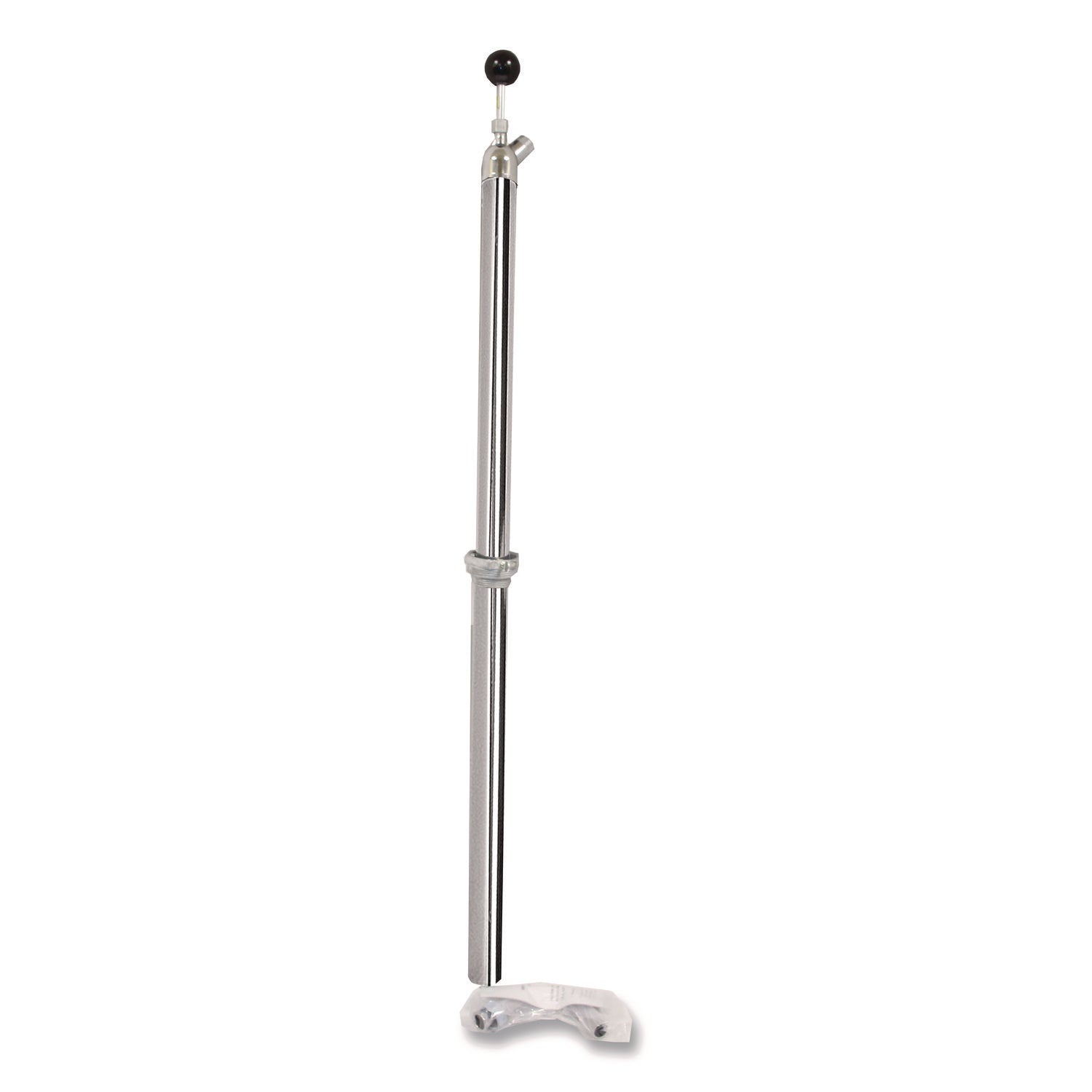 Bottle Pump, 22 oz/Pump, Steel, 42.5" Tall, Chrome