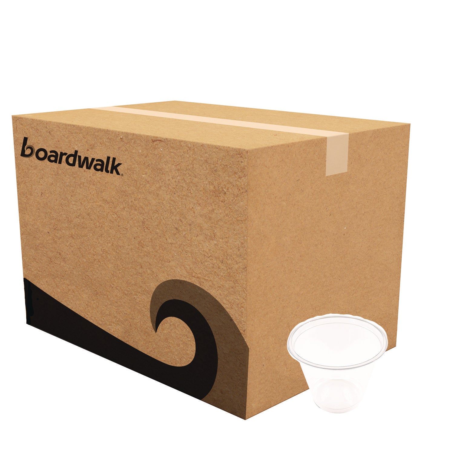 Clear Plastic Cold Cups, Squat, 9 oz, PET, 1,000/ Carton