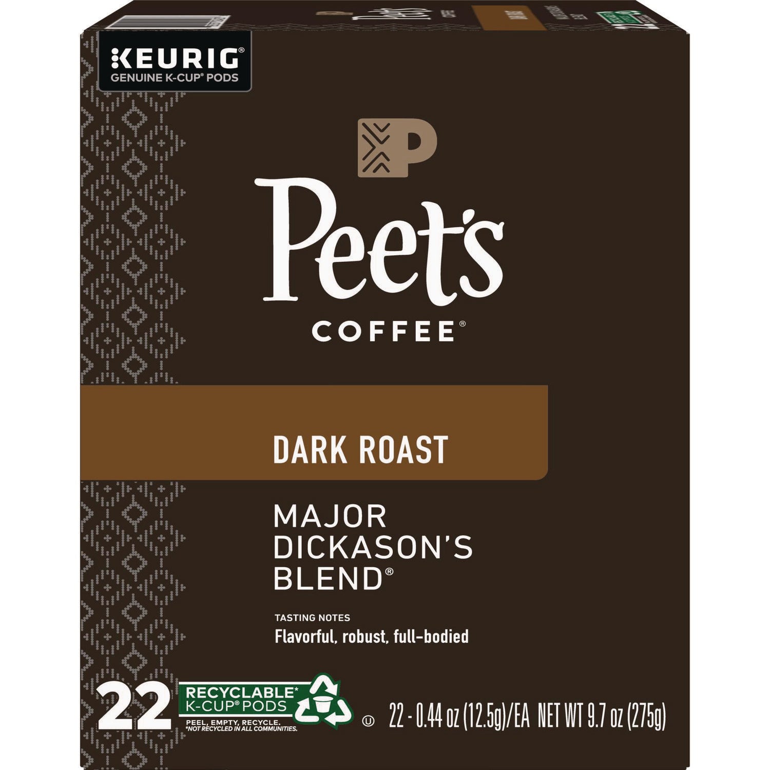 Major Dickason's Blend K-Cups, 22/Box
