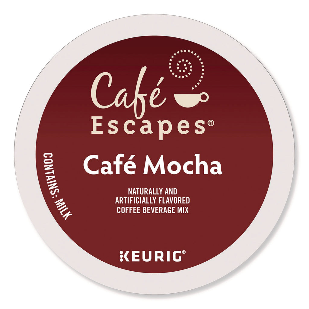Cafe Escapes Mocha K-Cups, 24/Box