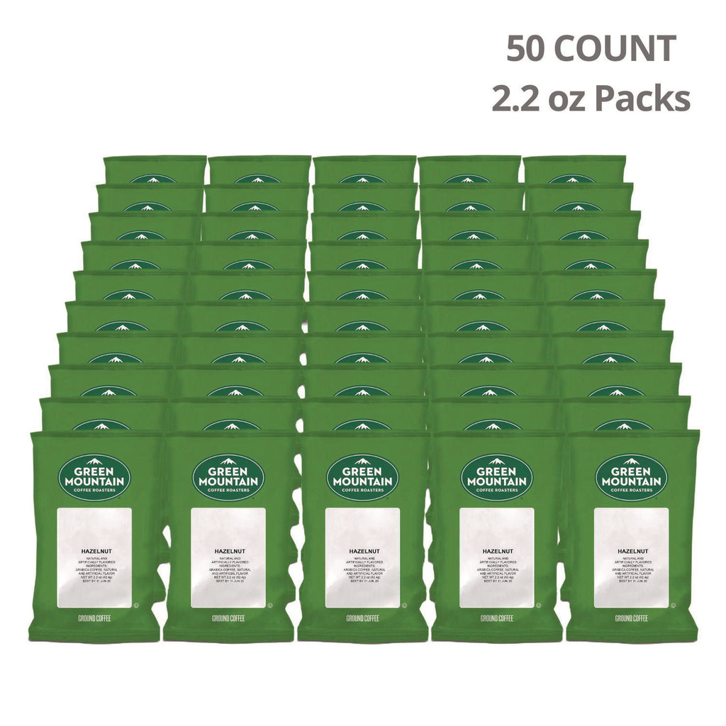 Hazelnut Coffee Fraction Packs, 2.2oz, 50/Carton