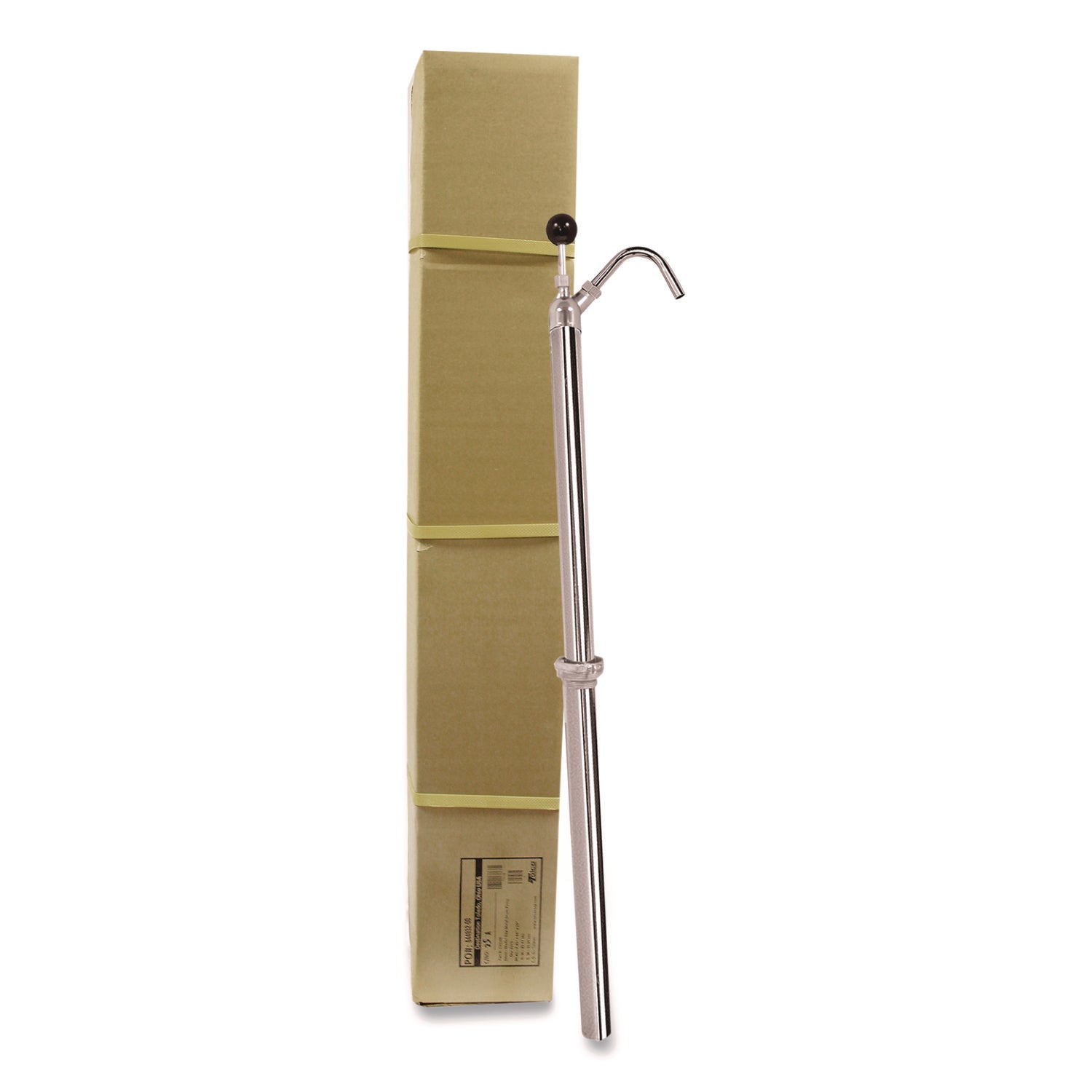 Bottle Pump, 22 oz/Pump, Steel, 42.5" Tall, Chrome, 6/Carton