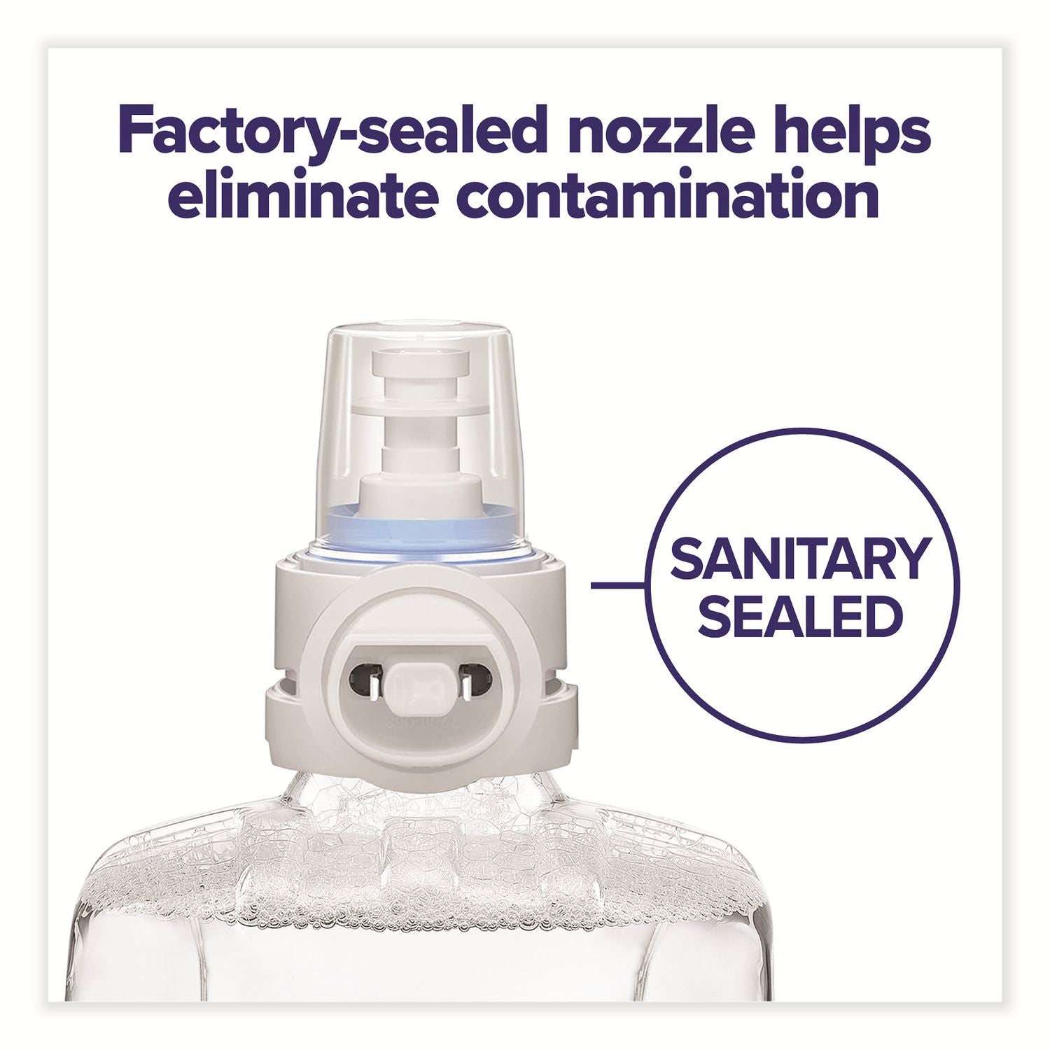 Advanced Hand Sanitizer Foam, For CS4 and FMX-12 Dispensers, 1,200 mL, Unscented, 4/Carton