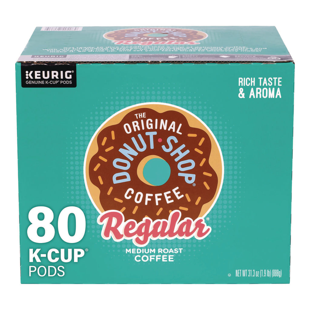Donut Shop Coffee K-Cups, Regular, 100/Carton, Ships in 1-3 Business Days