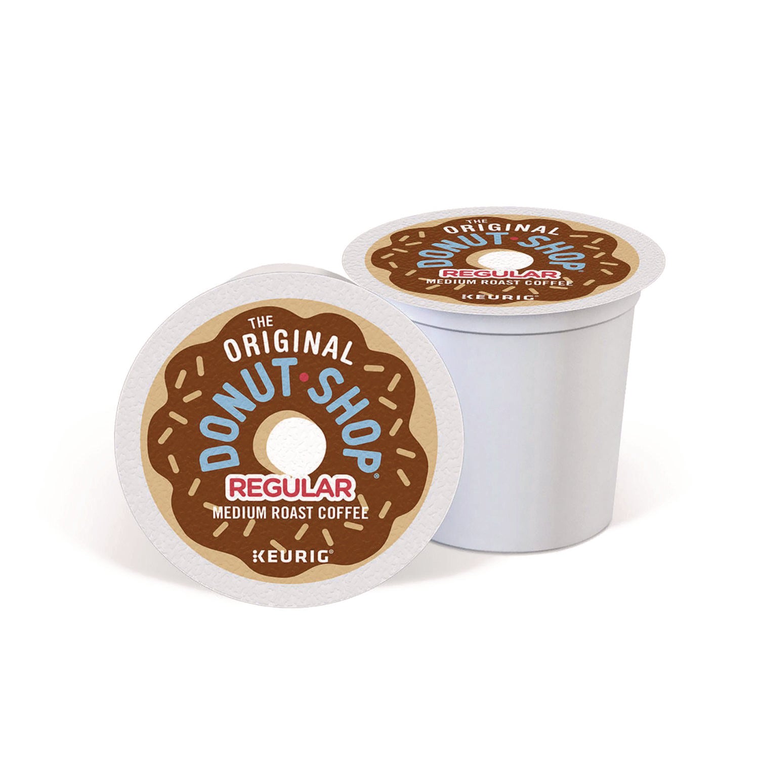 Donut Shop Coffee K-Cups, Regular, 100/Carton, Ships in 1-3 Business Days