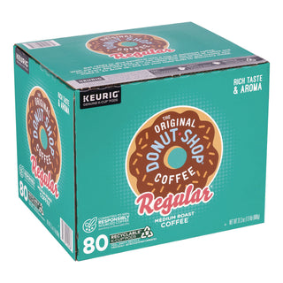 Donut Shop Coffee K-Cups, Regular, 100/Carton, Ships in 1-3 Business Days