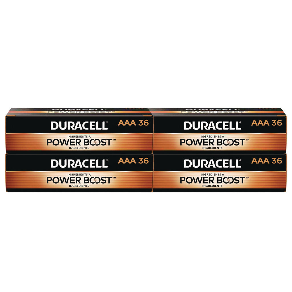 Duracell Coppertop Alkaline AAA Battery 36-Packs - For Multipurpose - AAA - 1.5 V DC - 144 / Carton