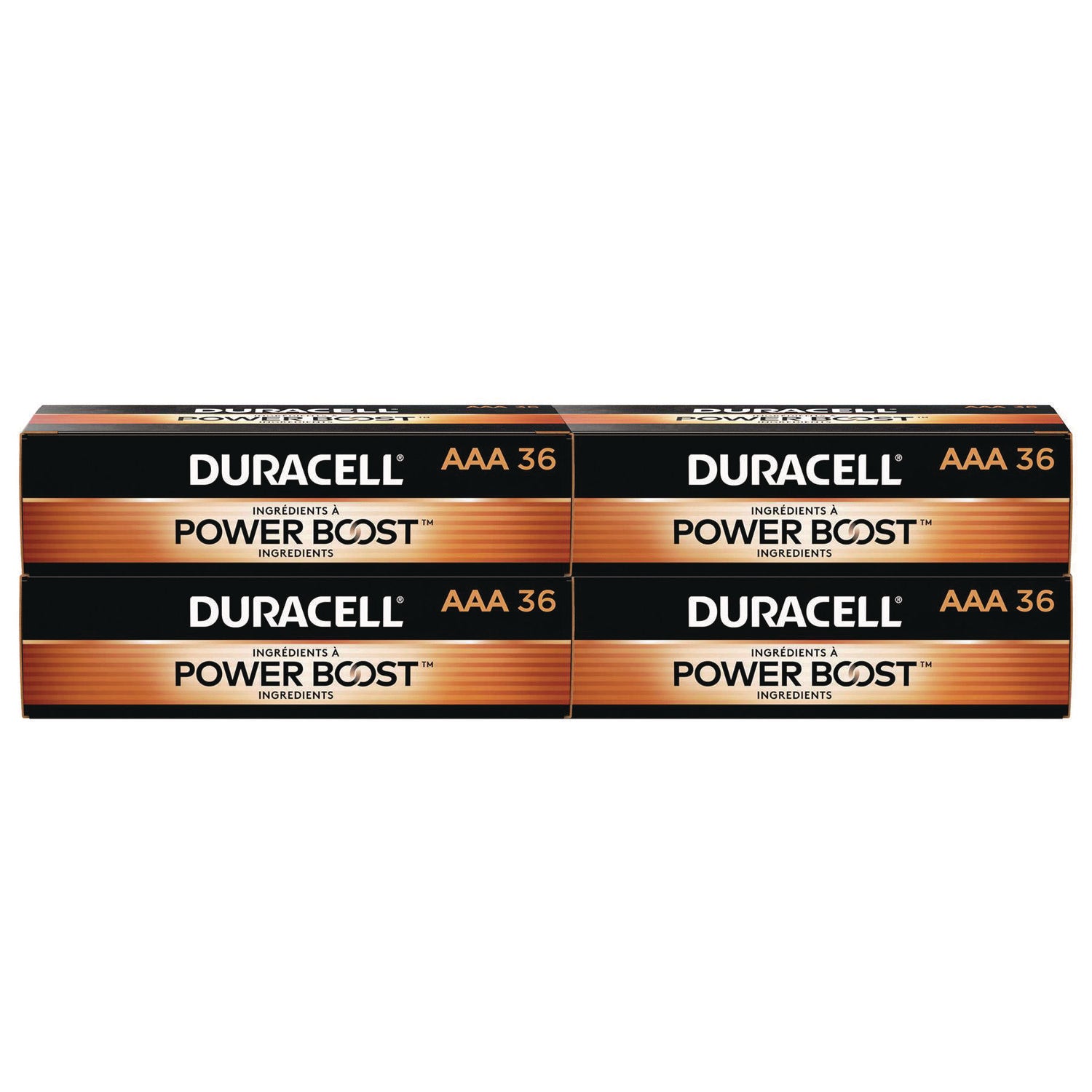 Duracell Coppertop Alkaline AAA Battery 36-Packs - For Multipurpose - AAA - 1.5 V DC - 144 / Carton