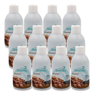 Premium Metered Air Freshener Refill, Cinnamon, 6.6 oz Aerosol Spray, 12/Carton