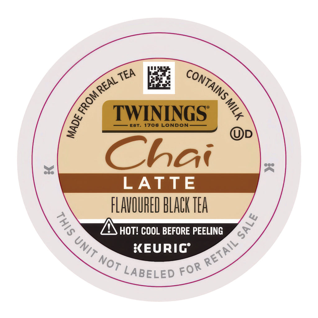 Tea K-Cups, Chai Tea with Non-Fat Milk and Sweetener, 0.53 oz K-Cups, 24/Box