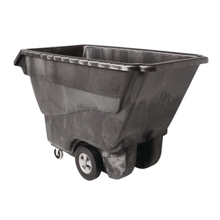 Structural Foam Tilt Truck, 202 gal, 1,250 lb Capacity, Plastic, Black