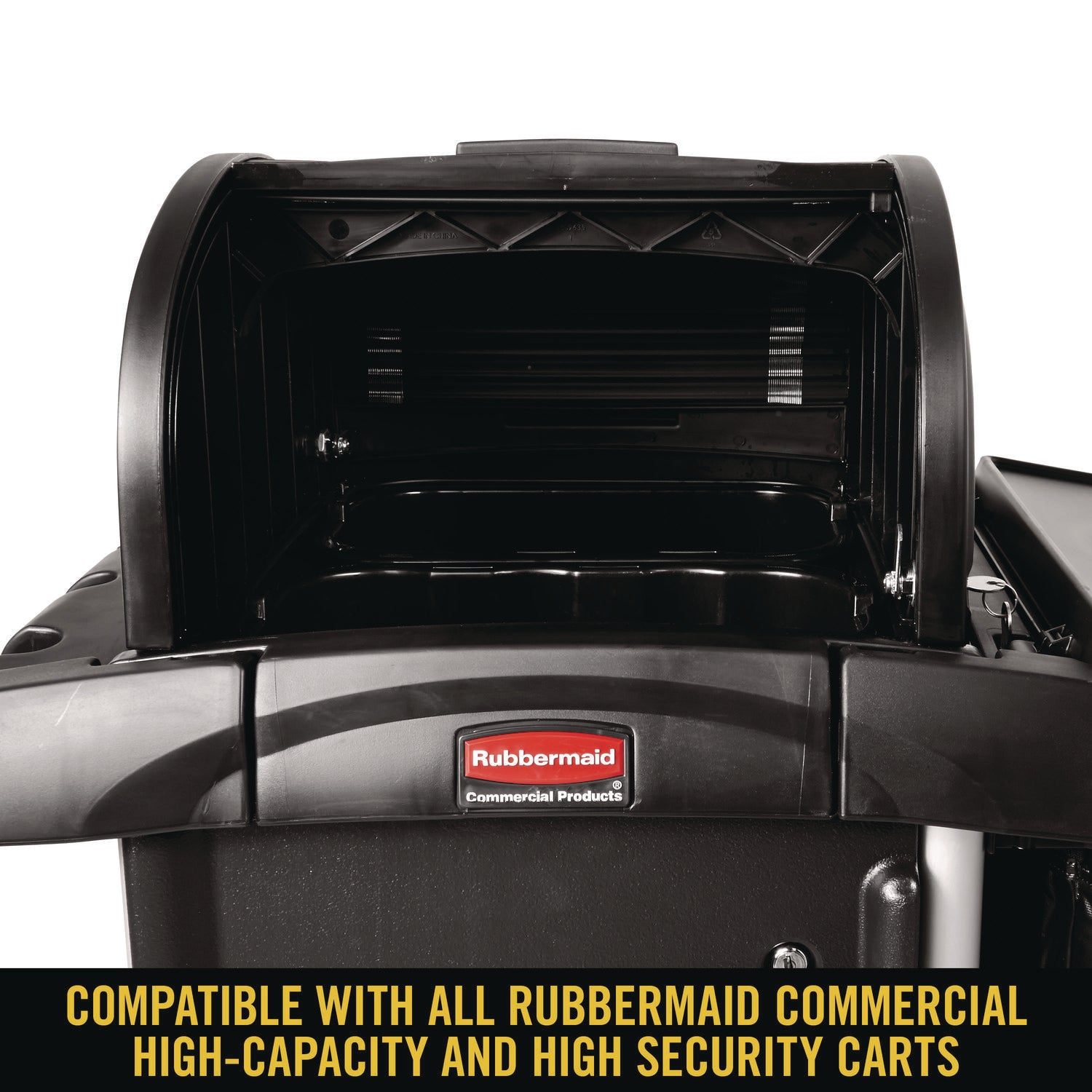 Locking Security Hood, 17.75w x 10.3h, Black