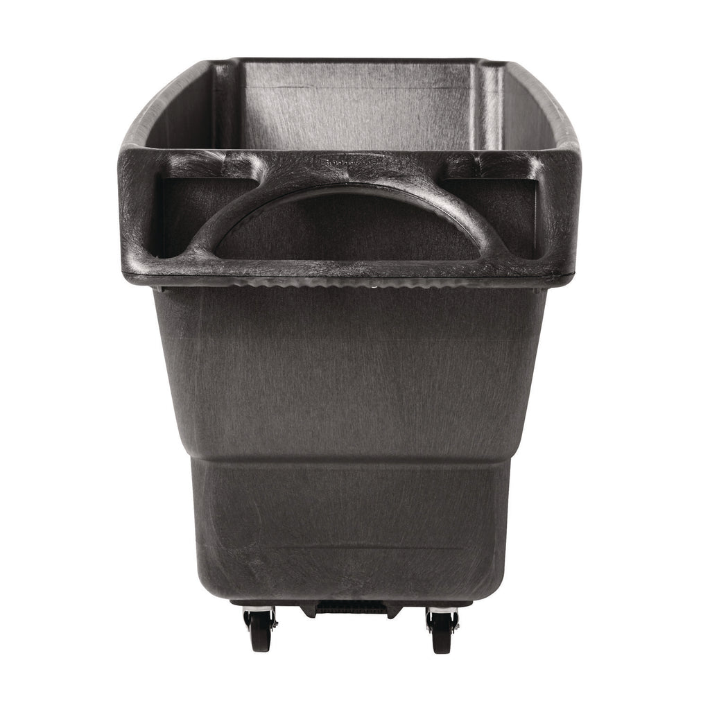 Structural Foam Tilt Truck, 151 gal, 1,000 lb Capacity, Plastic, Black