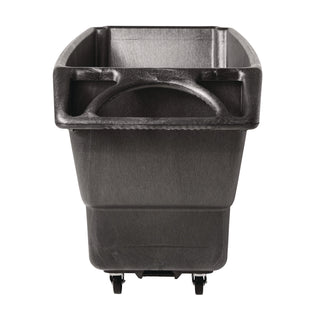 Structural Foam Tilt Truck, 151 gal, 1,000 lb Capacity, Plastic, Black