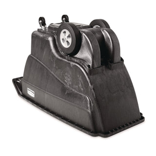 Structural Foam Tilt Truck, 151 gal, 1,000 lb Capacity, Plastic, Black