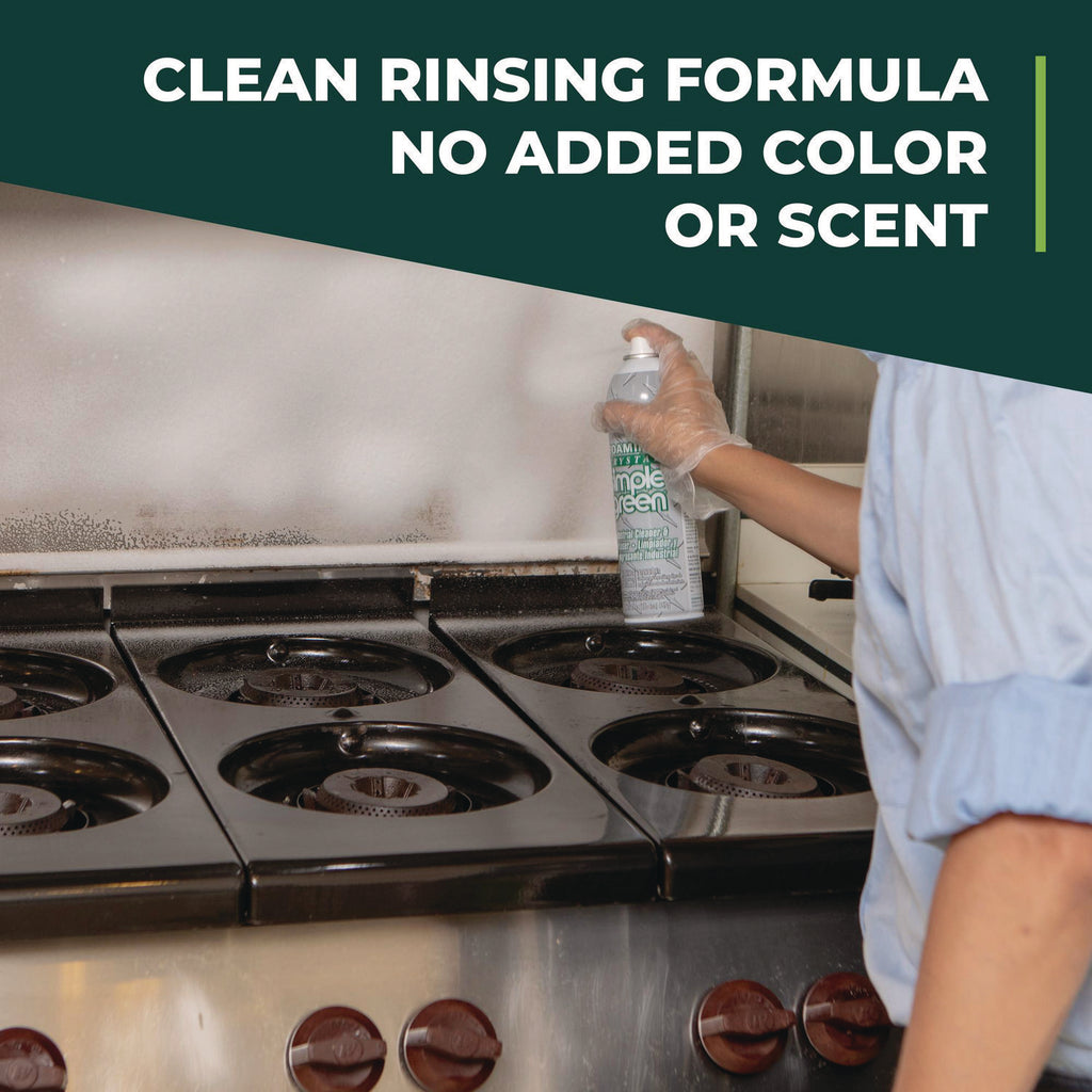 Foaming Crystal Industrial Cleaner and Degreaser, 20 oz Aerosol Spray, 12/Carton