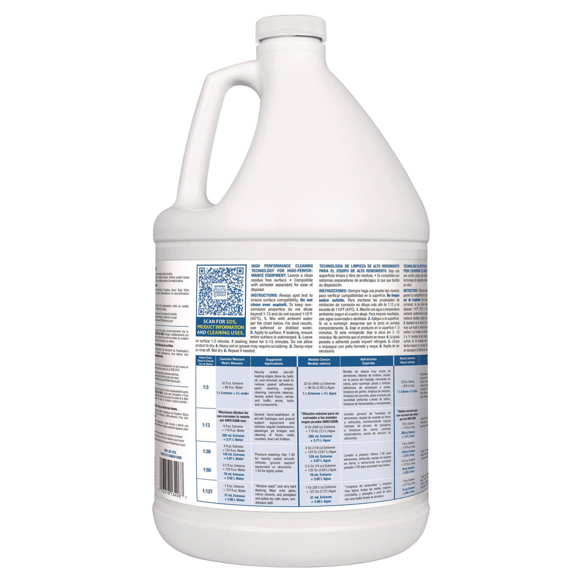 Extreme Aircraft and Precision Equipment Cleaner, 1 gal, Bottle, 4/Carton