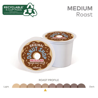Donut Shop Coffee K-Cups, Regular, 24/Box