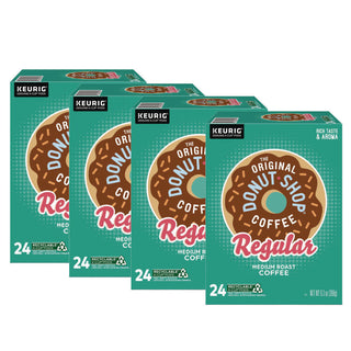 Donut Shop Coffee K-Cups, Regular, 96/Carton