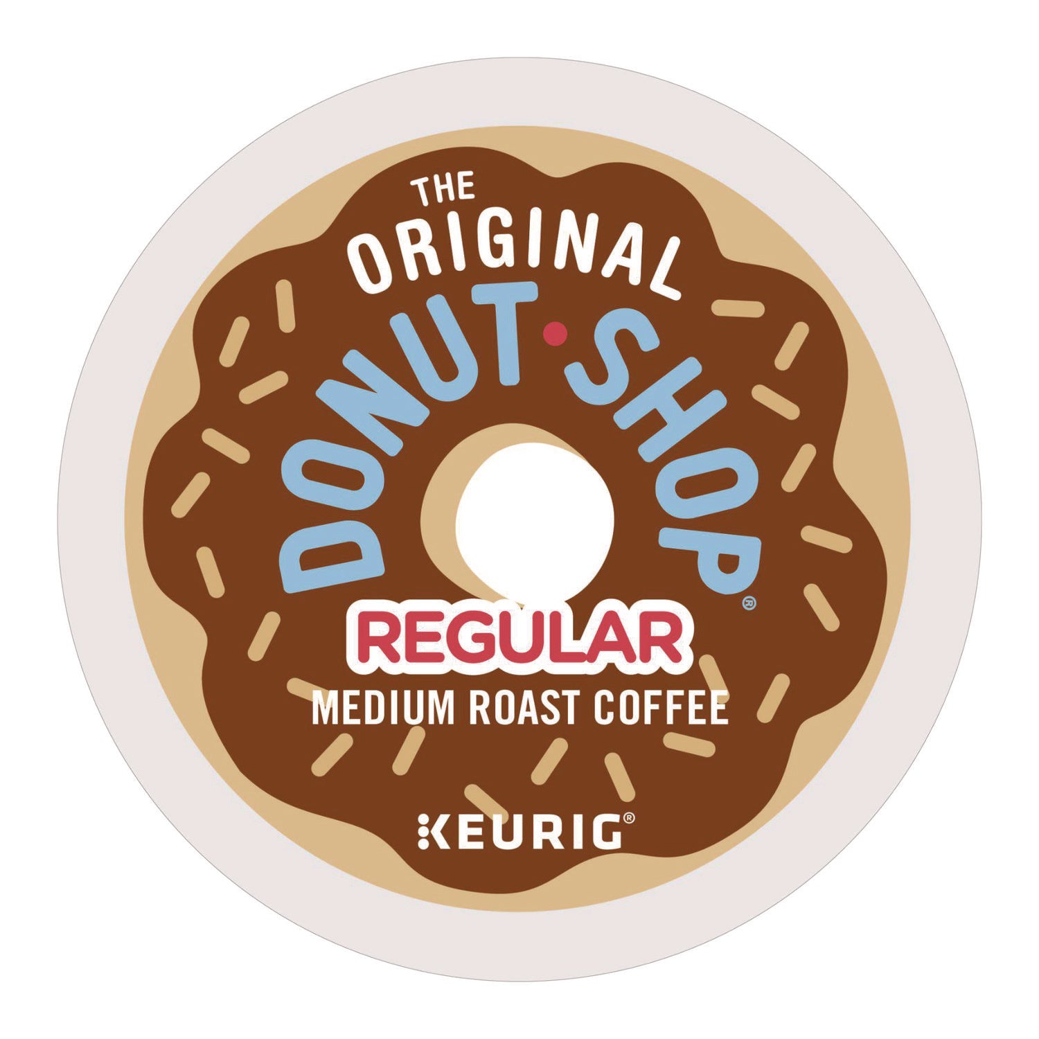 Donut Shop Coffee K-Cups, Regular, 96/Carton