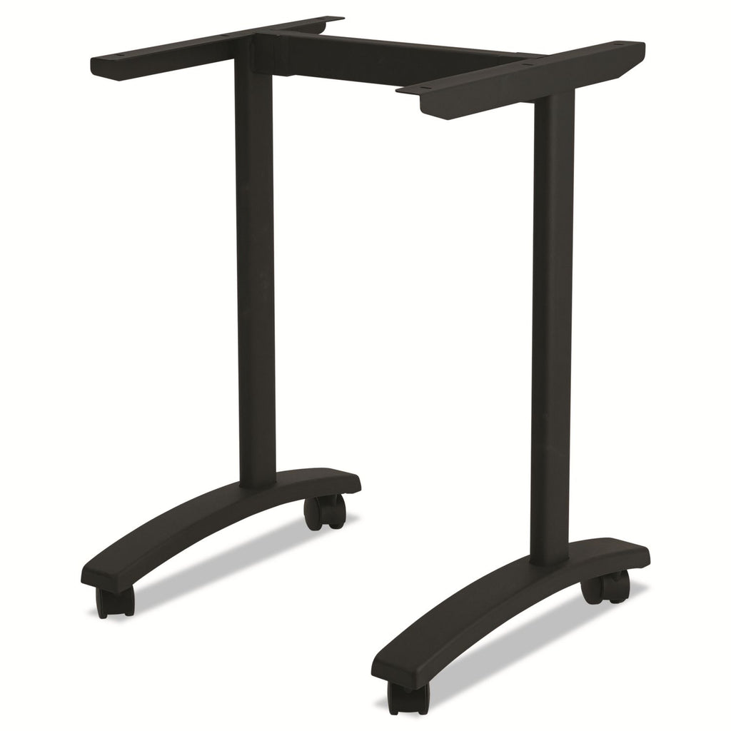 Alera Valencia Series Training Table T-Leg Base, 24.5w x 19.75d x 28.5h, Black
