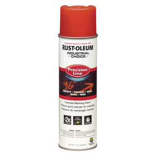 Rust-Oleum Industrial Choice Precision Line Marking Paint - 17 fl oz - 1 Each - Alert Orange