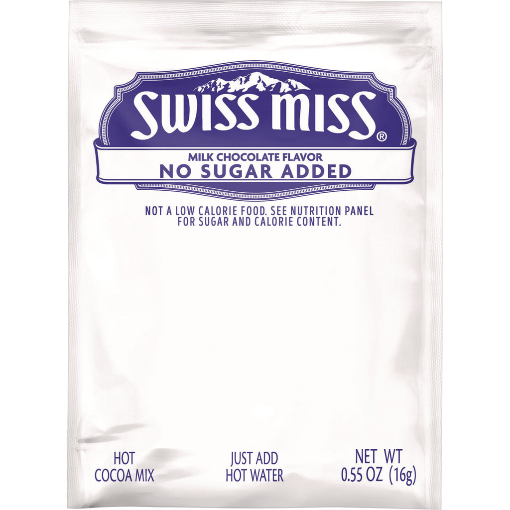 Hot Cocoa Mix, No Sugar Added, 24 Packets/Box