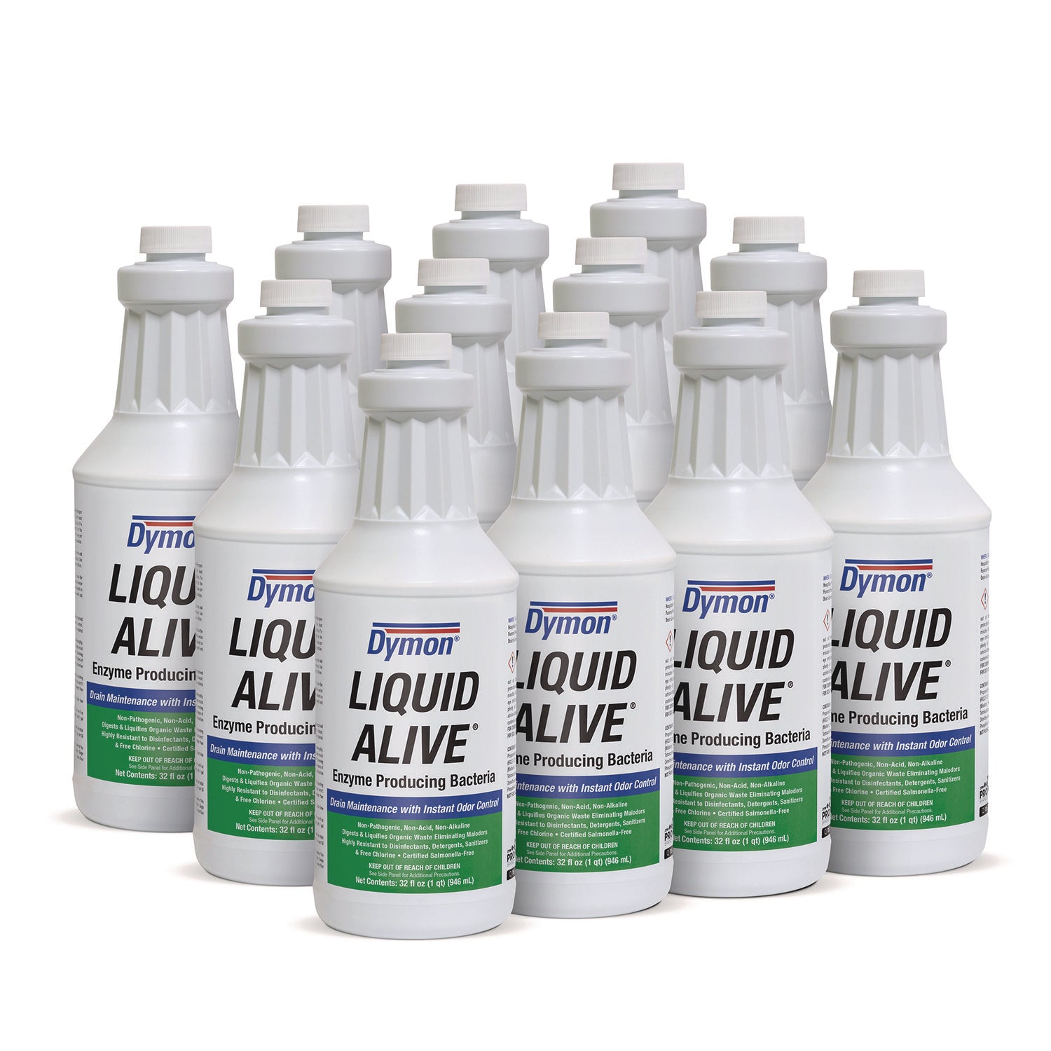 LIQUID ALIVE Enzyme Producing Bacteria, 32 oz. Bottle, 12/Carton